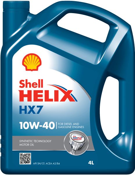 SHELL HELIX HX7 10W40 4L