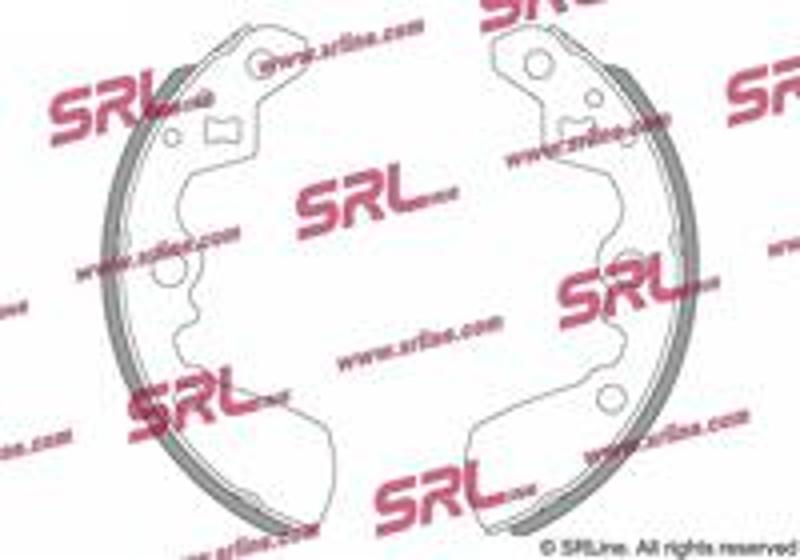 Brzdové čeľuste SRL S72-1070
